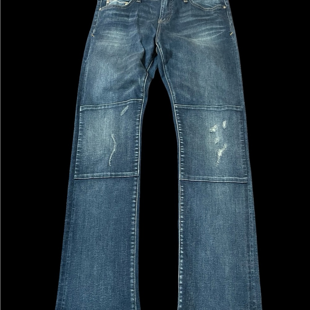 Anthropologie Pilcro And The Letterpress Parallel blue jeans size 10 medium wash - Picture 16 of 16